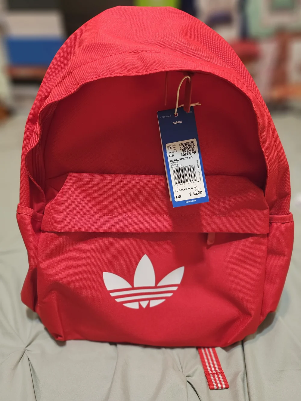 adidas Originals Red Classic Trefoil Backpack